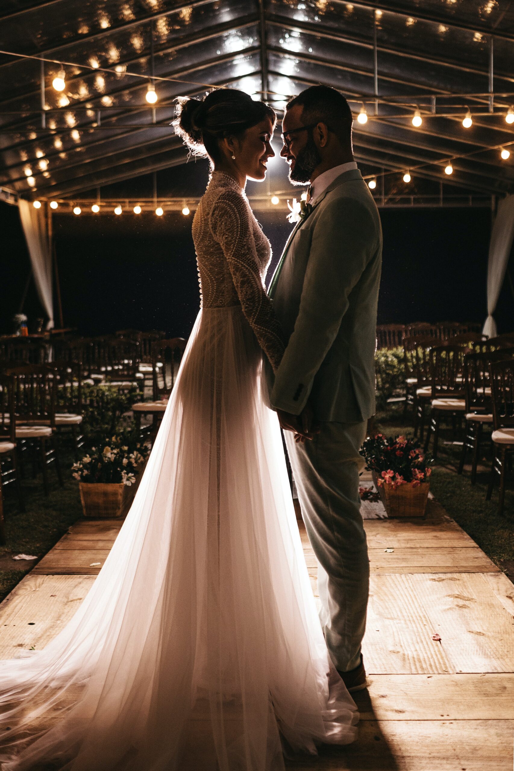 Couple's last dance